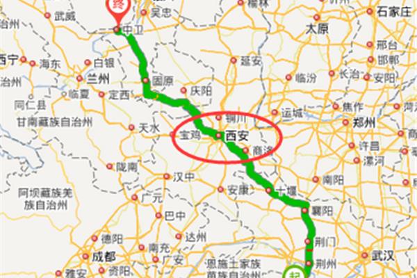 Xi安離銀川有多少公里,Xi安離銀川有多遠?