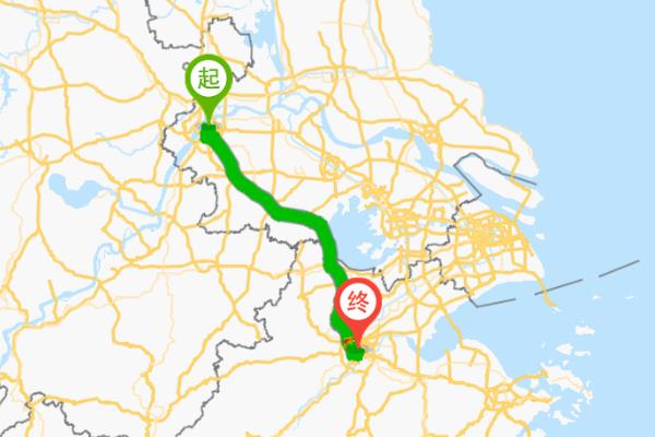 從上海到杭州有多遠,從南京到杭州有多少公里?