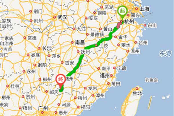 杭州到武漢多少公里