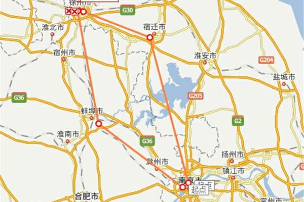 北京到徐州多少公里