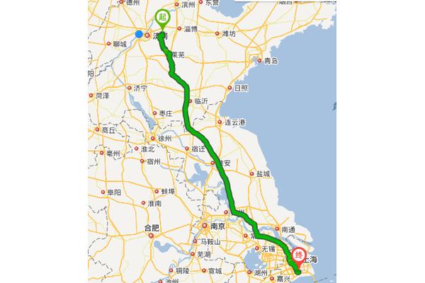 駕車到青島小珠山花費約240公里