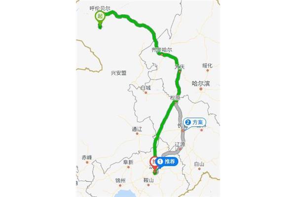 開車到大慶要多少公里? 大慶到沈陽多少公里?
