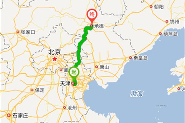 開車到天津要多少公里?唐山離天津多遠