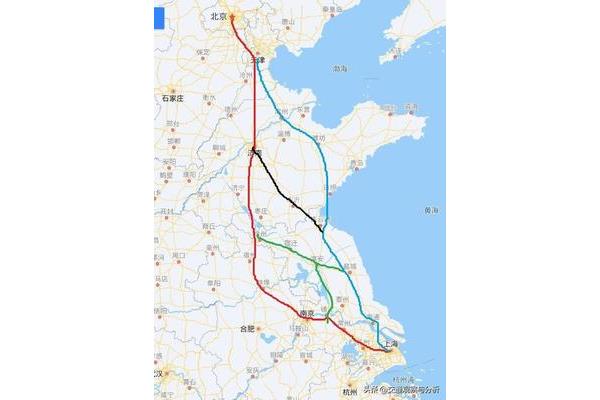 上海到北京的高鐵時刻表查詢如下