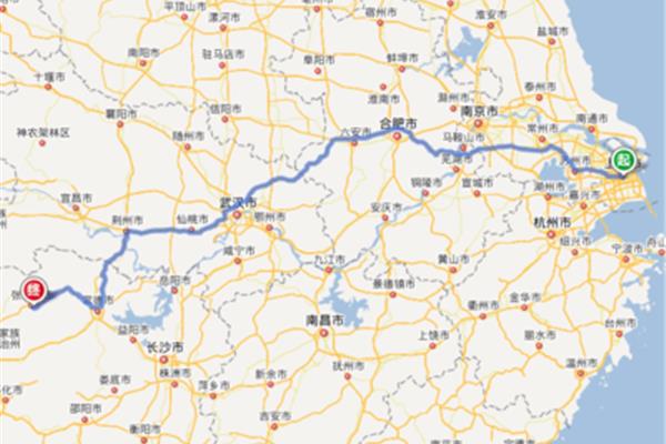 深圳到上海多少公里