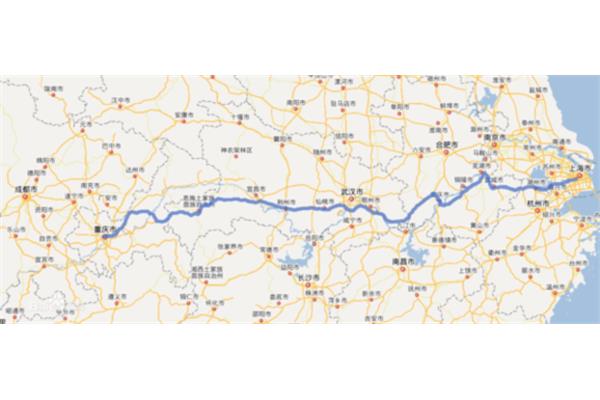 從上海到長沙多少公里? 北海到長沙多少公里