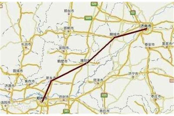 從邢臺到鄭州火車站多少公里?