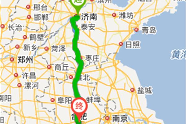 從濟南到菏澤有多少公里? 菏澤到西安多少公里
