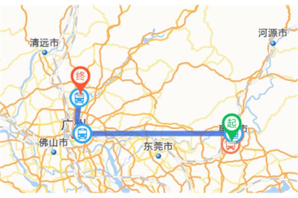 廣州到河源多少公里