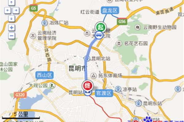從北京到昆明自駕車路程有多少公里?