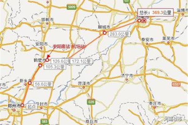 從安陽到北京長途汽車里程是多少公里