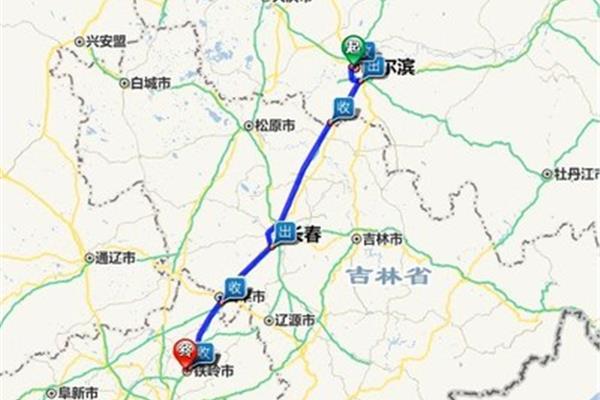 從長春到大慶多遠多少公里?
