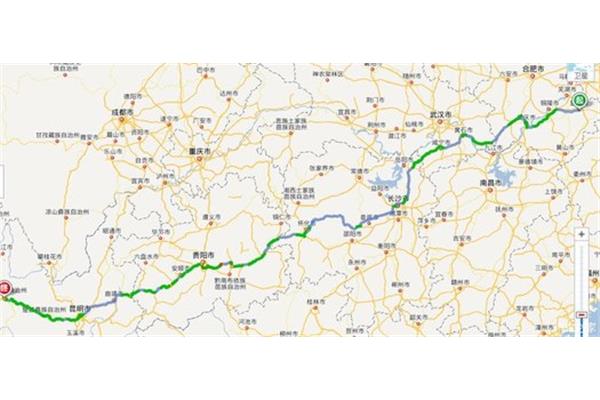 從南昌至成都高速公路怎么走?