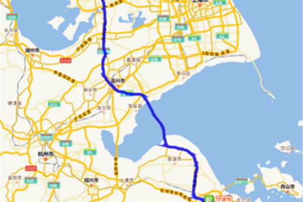 從寧波開車到蘇州要多少公里?