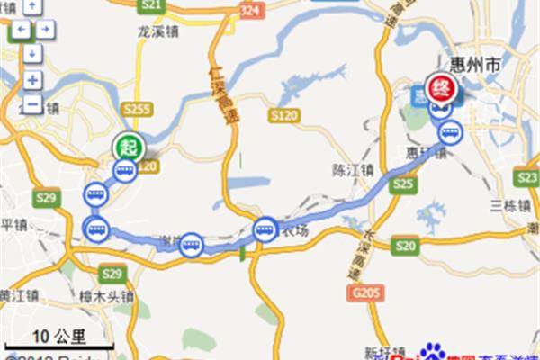 東莞離惠州一共有多少公里?