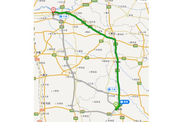 從亳州觀堂鎮到阜陽市有多少公里?