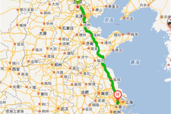 從北京到蘇州多少公里? 杭州至北京多少公里