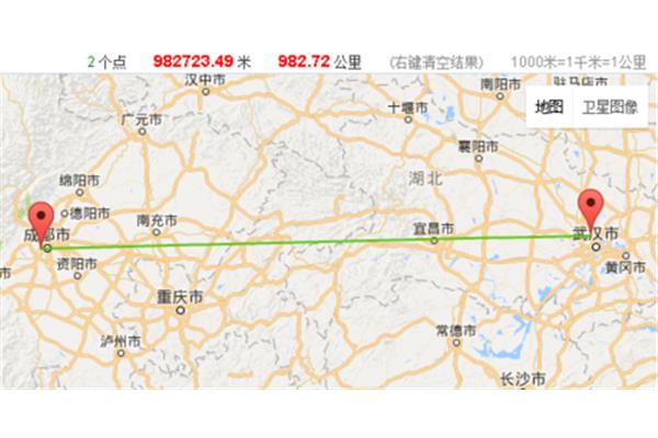 廣州到成都多少公里