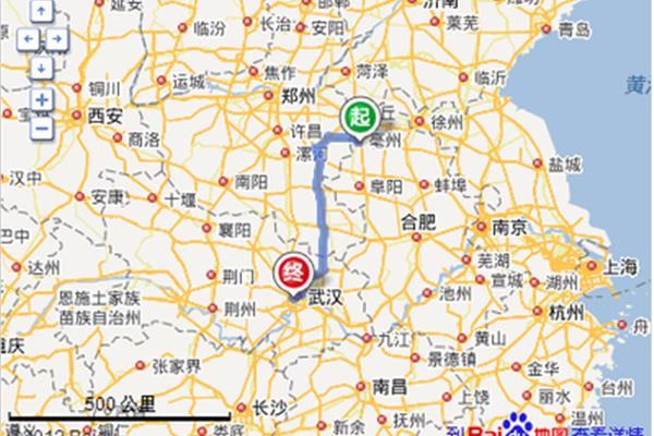 從武漢到青島自駕游攻略:全程約1327.8公里
