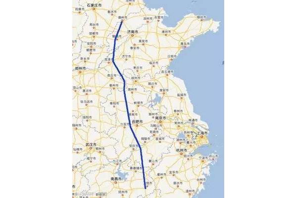 從濟南到杭州最短行駛距離多少?