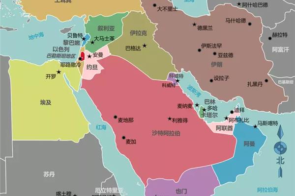 中東地跨兩大洲的國家 “中東國家”到底有哪些國家?