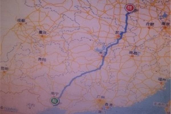 南京到南昌走高速公路多少公里?