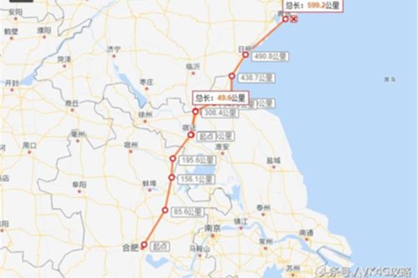 從徐州到合肥開車多少公里?一文看懂