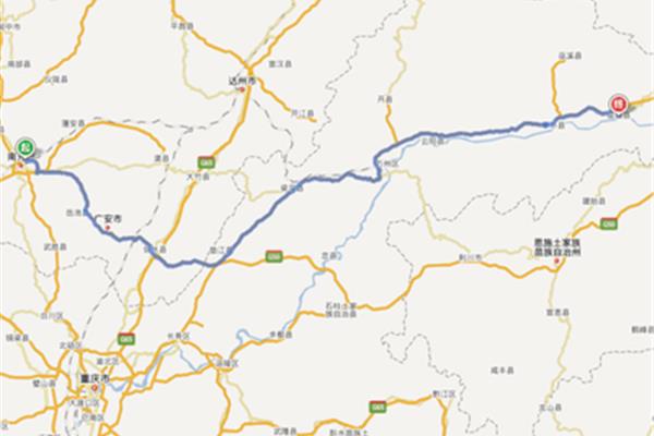 從Xi到重慶有多少公里,從成都到重慶有多遠?