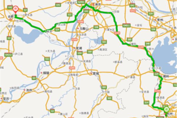 杭州到蘇州多少公里,杭州到上海多少英里?
