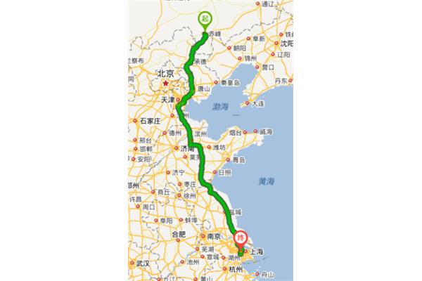 天津到上海多少公里