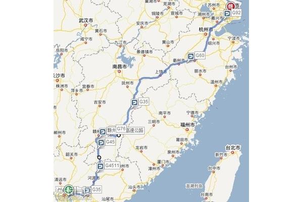 從贛州開車到廣州要多久? 廣州到江西多少公里