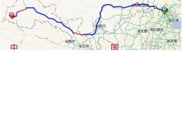 西寧到北京多少公里