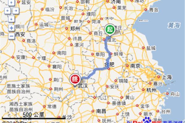 從徐州到武漢多少公里? 徐州到西安多少公里