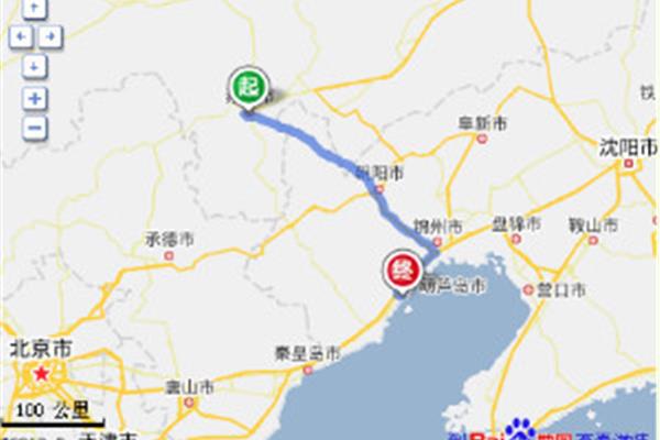 興城到北京多少公里