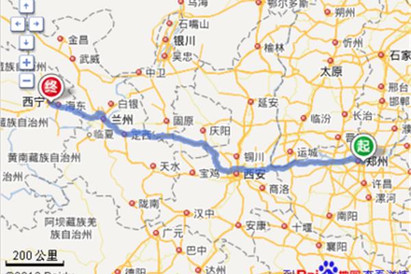 從甘肅武威到河南鄭州有多少公里?查一下武威到鄭州的火車時刻表