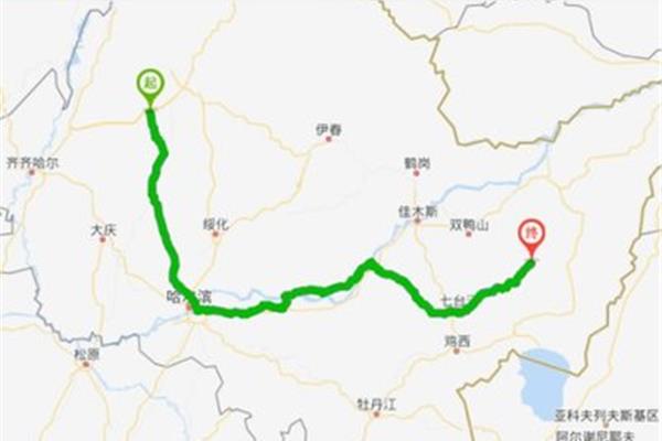 從大慶到齊齊哈爾有多少公里?