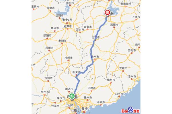 宜春到杭州多少公里