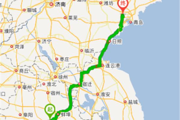 濟南去青島多少公里