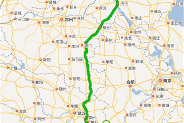 九江到徐州多少公里