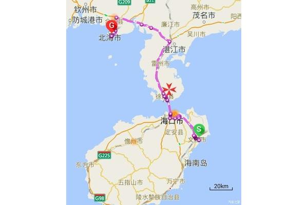 從欽州平定鎮到靈山縣有多少公里?