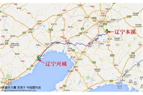 天津到興城多少公里