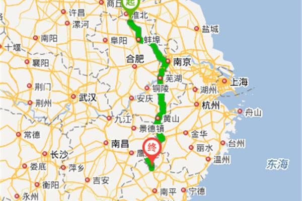 武夷山到上海多少公里