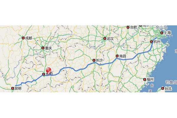 廣州到貴陽有多少公里,杭州到貴州高鐵要幾個小時?