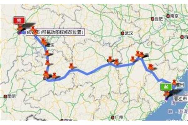 南京到東莞多少公里