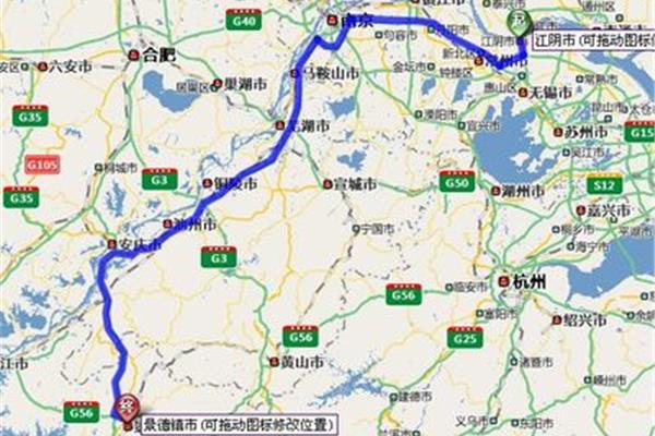 從杭州到南京有多少公里(從上海到南京有多少英里)