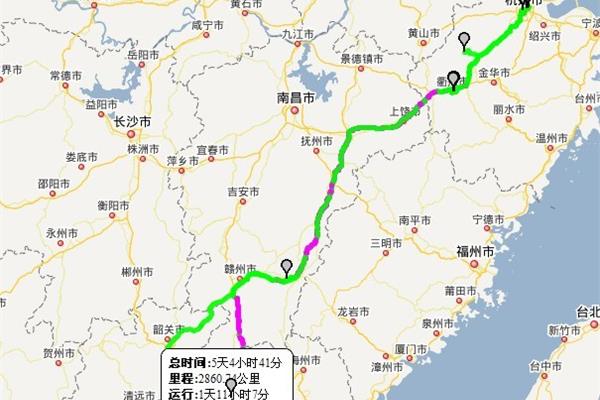 從廣州到杭州有多少公里(從寧波到杭州有多少公里)