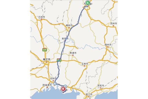 梧州到桂林有多少公里