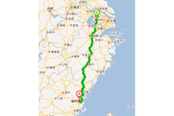 從蘇州到杭州有多少公里,從福州到蘇州最快的方法是什么?