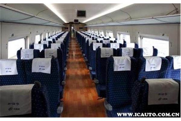 復興號高鐵車廂有幾排座位,二等座車廂有幾排?
