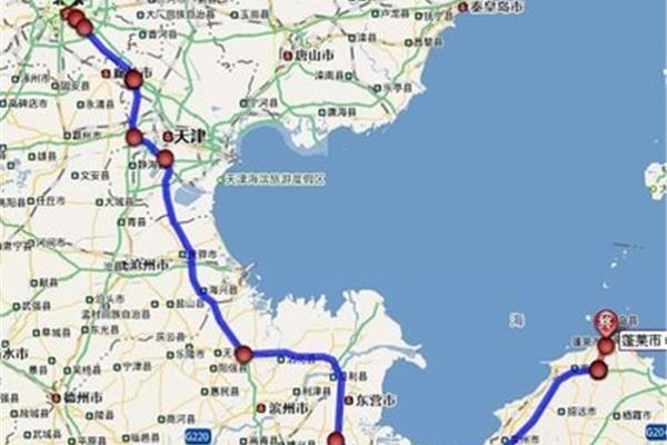 從山東蓬萊到濱州有多少公里(從濱州到連云港小蓬萊有多遠)